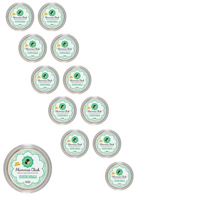 Hummus Chick Roasted Garlic & Cilantro Hummus, 8 oz, 12 Pack