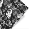 Unique Skull Gift Wrap Thick Wrapping Paper Theme Gothic Birthday Party Xray Decor (12 foot x 30 inch roll) view 1
