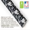 Unique Skull Gift Wrap Thick Wrapping Paper Theme Gothic Birthday Party Xray Decor (12 foot x 30 inch roll) view 4