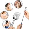 CERRXIAN 5 Pack Telescoping Back Scratcher, Portable Extendable Back Scratcher, Telescoping Metal Back Scratchers/Hand Massager with Soft Rubber Handles for Adults, Kids,Dogs view 4