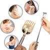 CERRXIAN 5 Pack Telescoping Back Scratcher, Portable Extendable Back Scratcher, Telescoping Metal Back Scratchers/Hand Massager with Soft Rubber Handles for Adults, Kids,Dogs view 4