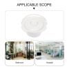 Healifty Commode Chair Commode Metal Bed pan Portable Chamber Stainless Steel Chamber Pot Urine Bucket with lid Women Potty urinals Pee Pot Urinal Pot White with Cover pp Elder Toiletries view 4