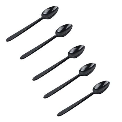 100pcs Black Spoons
