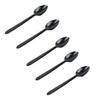 100pcs Black Spoons