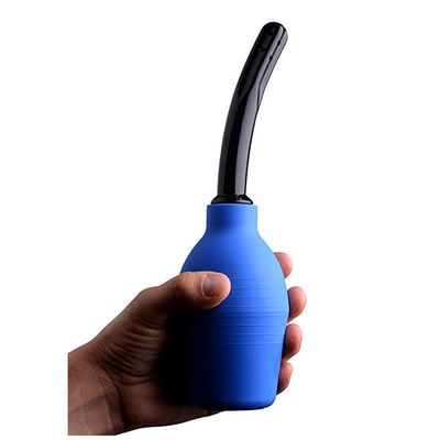 AARAM Douche Spray Bulb  310ml Black Reusable Enema Bulb for Personal Hygiene, Soft Silicone Tip, Comfortable & Easy-to-Use Cleansing System for Men and Women