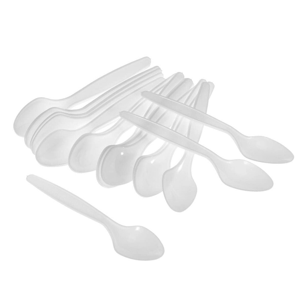 60 Pack Clear Plastic Spoons, HeatResistant & BPAFree Disposable Spoons, Heavy Weight Serving Spoons for Parties, Weddings, Catering Food Stands, Takeaway Orders