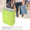 10PCS Kraft Paper Bag,5.9 x 3.1 x 8.3in Shopping Bag, Portable Gift Bag with Handle, Durable and Practical Paper Bags for Merchandise Birthday Craft Party Wedding Shopping Baby Shower(Green) view 4