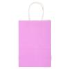 10PCS Kraft Paper Bag,5.9 x 3.1 x 8.3in Shopping Bag, Portable Gift Bag with Handle, Durable and Practical Paper Bags for Merchandise Birthday Craft Party Wedding Shopping Baby Shower(Purple) view 1