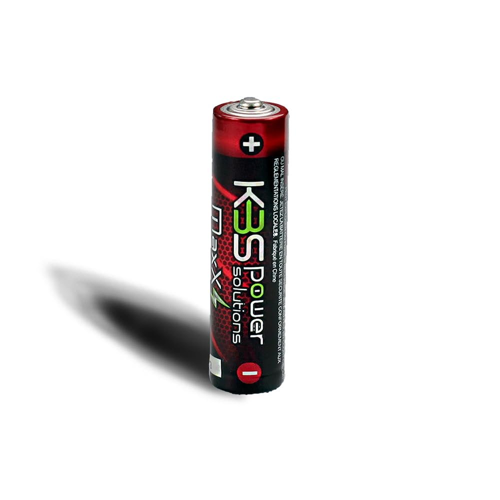 BS Power Solutions MaxX AAA Alkaline Batteries 24-Pack, 1.5V High-Performance, 1018% Longer Runtime, Long-Lasting Power & Reliable Performance for Everyday Devices