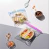100 Count, Sandwich & XL Sandwich Zip Bags, Easy Open Tabs, Writable Rectangle (50 Bags Each Size) view 4