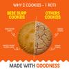 BebeBurp Ragi Cookies Healthy Millet Cookies with Jaggery No Maida, No Sugar, No Preservatives Nutrient-Rich, High Fiber & Protein Snack Best Organic Digestive Biscuits 150g view 3