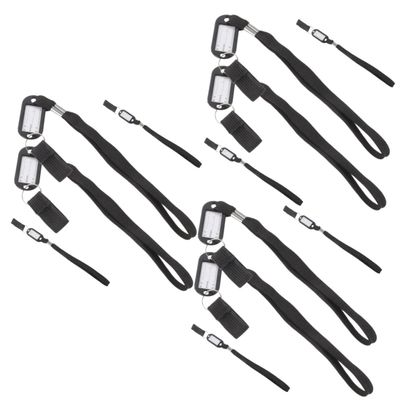 KALLORY 12pcs Walking Canes Lanyard Phone Lanyard Id Badge Ergonomic Cane Wrist Strap Safety