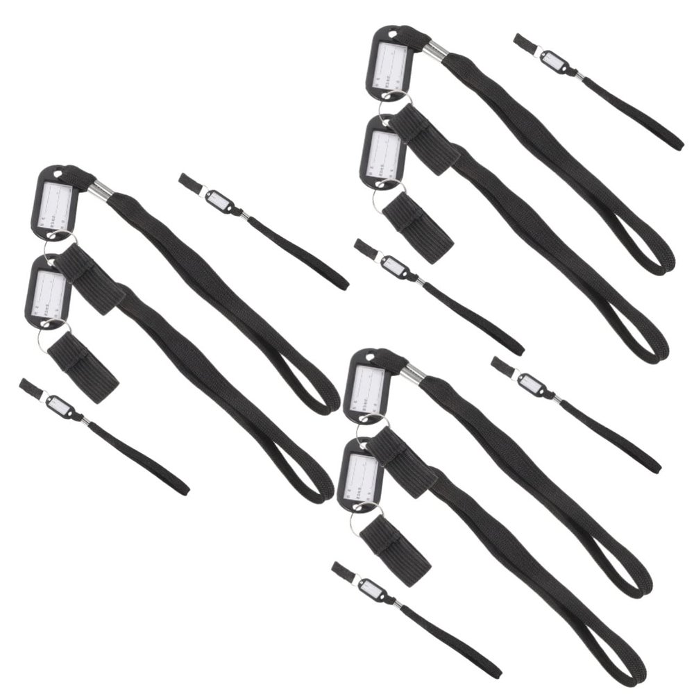 KALLORY 12pcs Walking Canes Lanyard Phone Lanyard Id Badge Ergonomic Cane Wrist Strap Safety