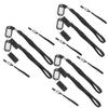 KALLORY 12pcs Walking Canes Lanyard Phone Lanyard Id Badge Ergonomic Cane Wrist Strap Safety view 1