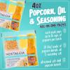 Nostalgia Theater Popcorn Bulk Pack  24 Packets of 4 oz. Kernels, Seasoning Salt, & Butter Flavored Oil  Use with Kettles & Air Poppers  Movie Night Supplies view 3