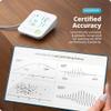 Greater Goods Bluetooth Blood Pressure Monitor for Home Use, Upper Arm BP Machine with Wide Range Cuff, Accurate Digital Readings, Balance Health App, Compatible with iOS and Android Devices view 3