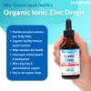 LIQUIDHEALTH USDA Organic Ionic Zinc High Potency Drops - Trace Mineral Liquid Vitamin Supplement for Adults, Kids - Immune & Digestive Support, Skin & Wound Health - USA Made, Vegan, Non-GMO (2 Pack) view 3