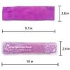 Reusable Perineal Ice Packs for Postpartum & Hemorrhoid Pain Relief, hot & Cold Pack for Women After Pregnancy, 2 Ice Pack and 3 Cover. (New Purple) view 2