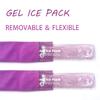 Reusable Perineal Ice Packs for Postpartum & Hemorrhoid Pain Relief, hot & Cold Pack for Women After Pregnancy, 2 Ice Pack and 3 Cover. (New Purple) view 3