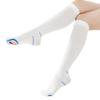EVOPLECI Anti Embolism Compression Stockings for Women and Men Ted Hose Socks 15-20 mmhg Moderate Level With Inspect Toe HoleWHITES view 1