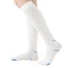 EVOPLECI Anti Embolism Compression Stockings for Women and Men Ted Hose Socks 15-20 mmhg Moderate Level With Inspect Toe HoleWHITES view 4