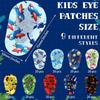 Panelee 180 Pcs Adhesive Eye Patches for Kids Boys 9 Styles Eye Patches Latex Free Eye Pad Bulk Light Blocking Fun Cute Boys Designs Cotton Adhesive Bandages for Boys Toddler view 2