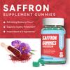 EAZGOO Saffron Supplements Gummies, Saffron Extract for Positive Mood & Calm Nerve, Boost Energy, with Garcinia Cambogia, Vitamin A, B12, Rhodiola Rosea - 60 Gummies view 2
