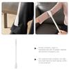 Healifty Portable Back Scratcher Scratcher Back Scraper Back Scratching Rod Handheld Back Massager Back Scratching Tool Back itching Sticks Itch Relief Man Handle Portable Plastic White view 3
