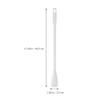 Healifty Portable Back Scratcher Scratcher Back Scraper Back Scratching Rod Handheld Back Massager Back Scratching Tool Back itching Sticks Itch Relief Man Handle Portable Plastic White view 4