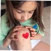 25pcs Heart Shaped Household Patches Adhesive Patches Breathable Protectors for Care Helps view 3