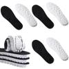 4D Cloud Technology Insole, Soft Foot Protection Cloud Feeling Insole, Super Soft U-Shape Memory Foam Sports Insoles, Breathable Shock Absorption Insoles for Foot & Joint Support (Black,US 8-9) view 1