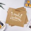 15.7" Extra Large Brown Gift Bags for Presents with Tissue Paper & Ribbon Handles for Shopping, Small Business, Birthday Party, Baby Shower, Bridal Party, Wedding, Christmas and Holiday (12 Packs) view 3