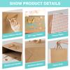 15.7" Extra Large Brown Gift Bags for Presents with Tissue Paper & Ribbon Handles for Shopping, Small Business, Birthday Party, Baby Shower, Bridal Party, Wedding, Christmas and Holiday (12 Packs) view 4