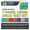 Exploro At Home Drug Test Kit for All Drugs, 7 Panel Urine, 10 Pack view 1