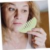 2pcs Comb Scraper Scalp Head Jade Tool Scraping Stone for Hair Green Combs Handheld Massage Relax Guasha Board Boards Men Relaxation Sha Gua Women Tools Relaxing view 3