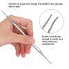 Pedicure Nail File, Stainless Steel Double Head Ingrown Nail File, Ingrown Toenail Trimmer, Ingrown Toenail Lifting Pedicure Tool view 2