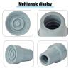 4 Pcs Crutch Tips 3/4 Inch Non Slip Walking Cane Tips Heavy Duty Crutch Feet Cap Rubber Cane Replacement Feet for Canes, Walking Sticks, Walkers view 4