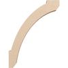 Timberthane Rough Cedar Faux Wood Lafayette Knee Brace, 3"W x 18"D x 24"H, Primed Tan view 3