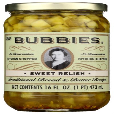 BUBBIES OF SF Sweet Relish, 16 FZ