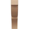 Timberthane Rough Cedar Faux Wood Valencia Knee Brace, 5"W x 16"D x 22"H, Primed Tan view 2