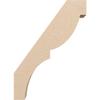 Timberthane Rough Cedar Faux Wood Valencia Knee Brace, 5"W x 16"D x 22"H, Primed Tan view 3