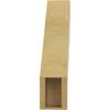 Timberthane Rough Cedar Faux Wood Valencia Knee Brace, 5"W x 16"D x 22"H, Primed Tan view 4