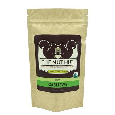Organic Ultra Premium Raw Cashews (6 Oz Eco-Pouch) Whole Raw | Non-Gmo | Certified Organic | Small Batch | Vegan & Gluten Free
