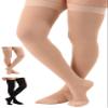 ABSOLUTE SUPPORT Extra Wide Graduated Compression Support Thigh High Stockings for Women and Men 20-30mmHg | For Varicose Veins, Diabetic, Post Surgery - Beige, 6X-Large, A203BE9 view 1