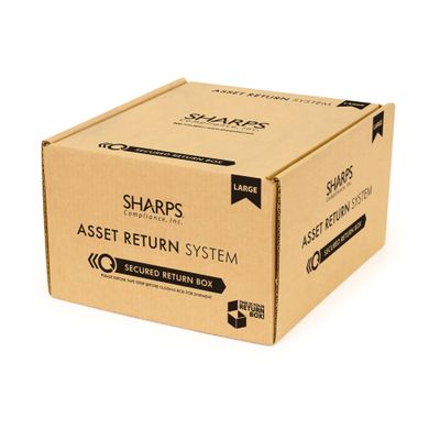 Pump Return Box Sharps Compliance, Sharps Compliance 20006-008, 1 Count