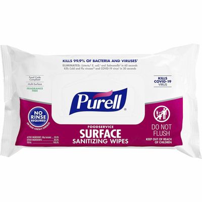 PURELL Foodservice Surface Wipes, 72 Count