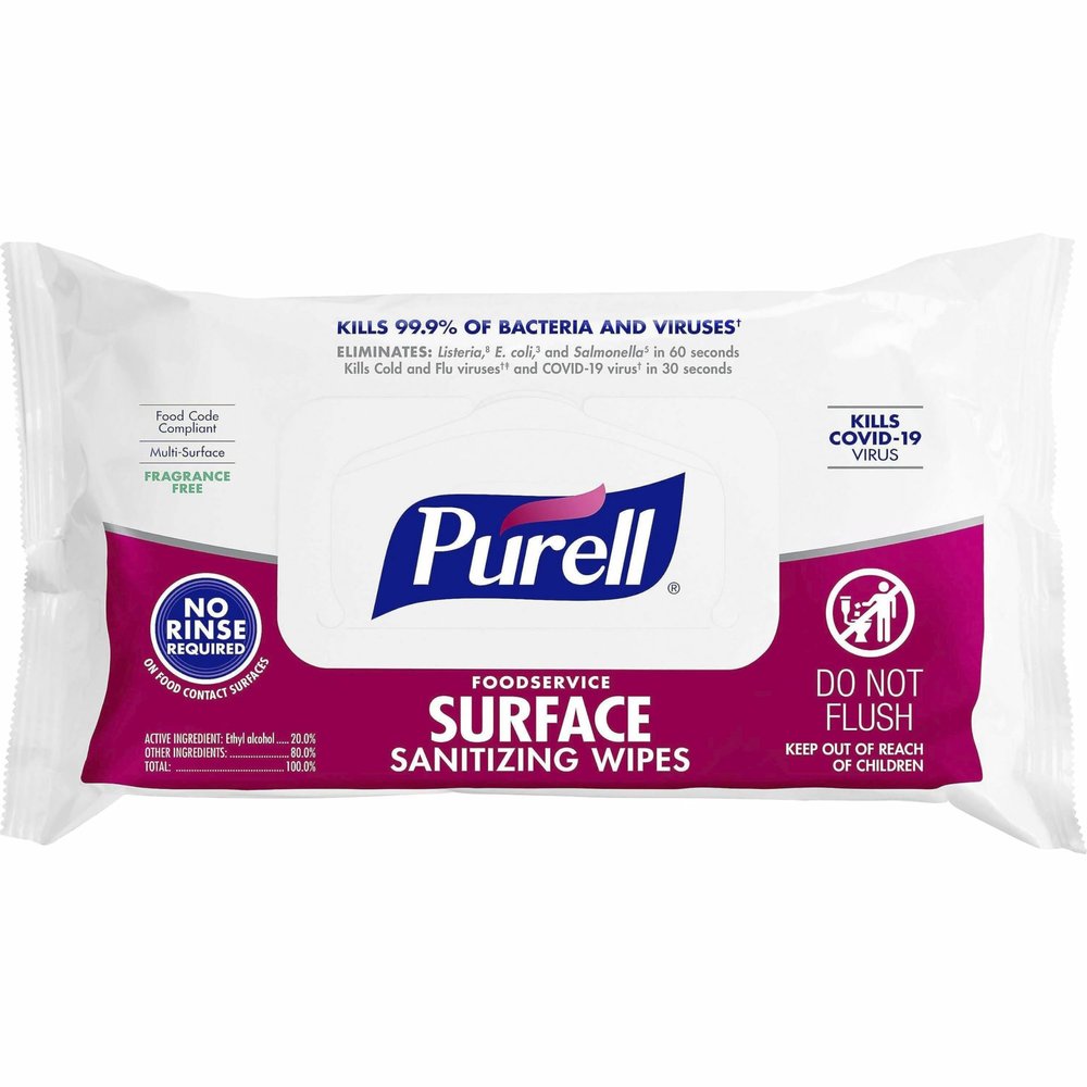 PURELL Foodservice Surface Wipes, 72 Count
