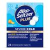Alka-seltzer Plus Severe Cold PowerFast Fizz Orange Zest Effervescent Tablets, 24ct, Packaging May Vary view 1