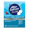 Alka-Seltzer Plus PowerFast Fizz, Cough & Chest Congestion Medicine, Cool Blueberry Pomegranate Effervescent Tablets, 24ct view 1