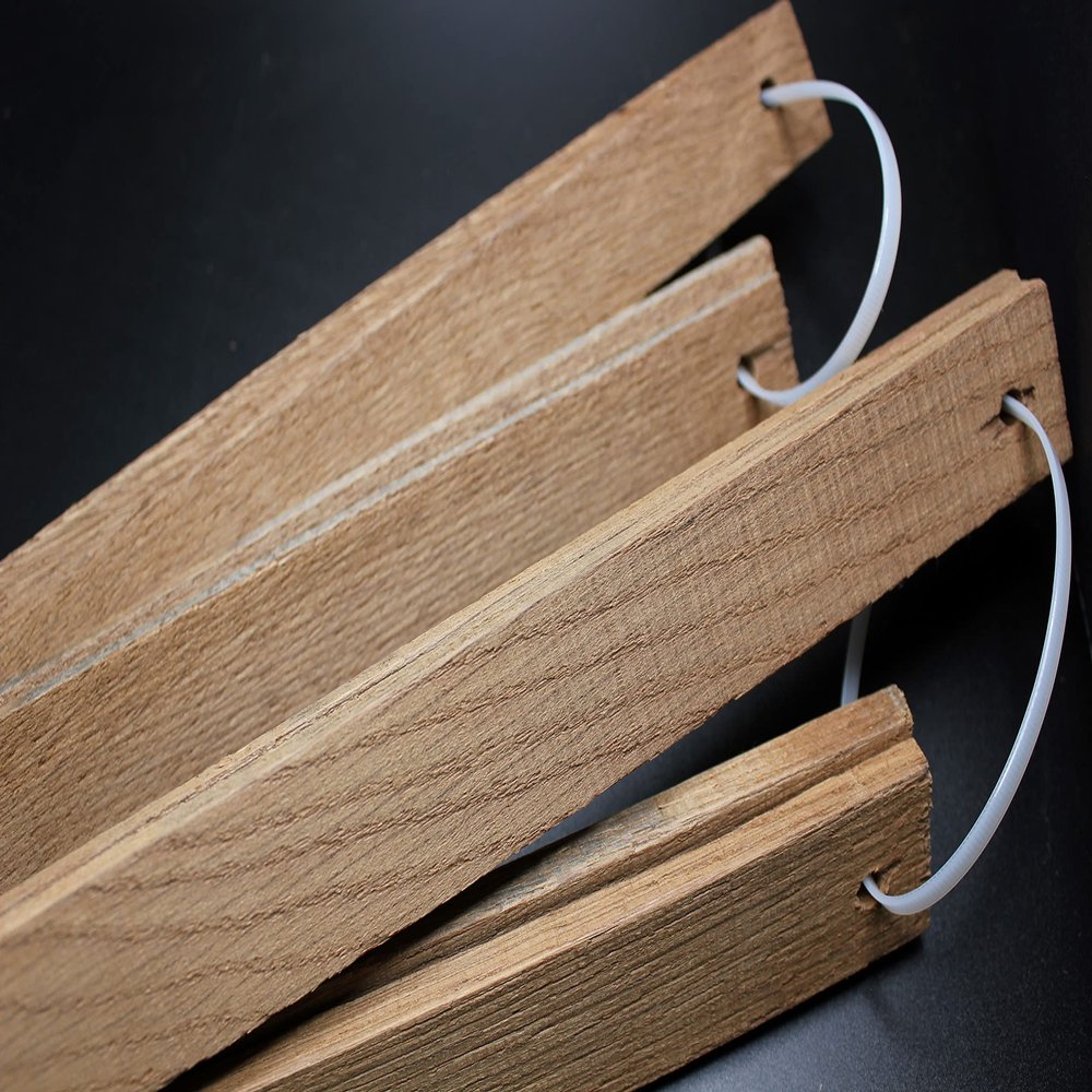 Oak Chips Inc. French Oak Barrel Inserts - Untoasted - 32 Pieces - For Traditional Barrel Aging of Wine, Beer, Spirits, and Cider!